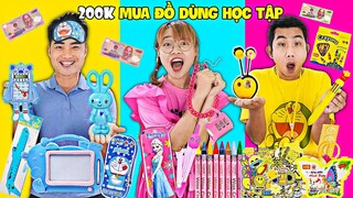 Hà Sam Tổ Chức Cuộc Thi 200K Mua Dụng Cụ Học Tập Theo Màu Sắc XANH HỒNG VÀNG - Ai Chiến Thắng ?