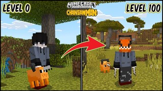 NAGING SI CHAINSAWMAN AKO KASAMA SI POCHITA | Minecraft PE