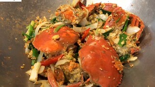 Cua sốt trứng _ cách làm cua sốt trứng ｜螃蟹炒雞蛋 _ crab with egg sauce 8