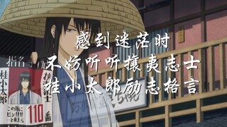 感到迷茫时，不妨听听攘夷志士桂小太郎励志格言
