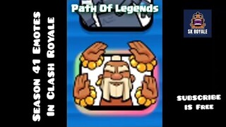 All Season 41 emotes in @Clash Royale | Season 41 Emotes Leak! Monk & Phoenix Emotes