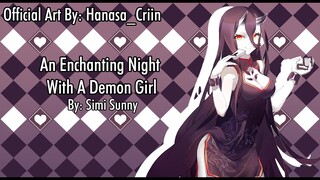 An Enchanting Night with a Demon Girl - (Demon Girl x Listener) [ASMR Roleplay] {F4M}