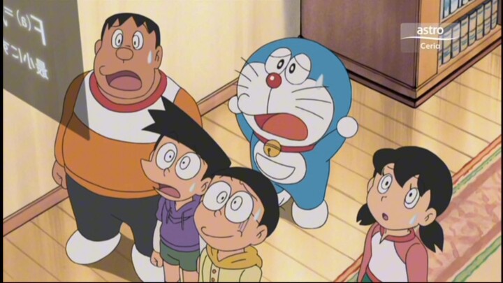 Doraemon episode 274 - melarikan diri rumah menakutkan honikawa (bahasa melayu)