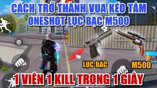 Hướng Dẫn Trở Thành Vua Kéo Tâm OneShot Lục Bạc, M500 - 1 Viên 1 Kill Trong 1 Giây