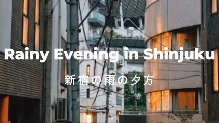 Rainy Evening in Shinjuku 新宿の雨の夕方