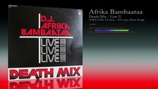 Afrika Bambaataa (1983) Death Mix - Live !!! [12' Inch - 33⅓ RPM]