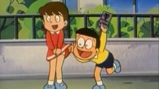 Nobita yang melakukan perbuatan baik