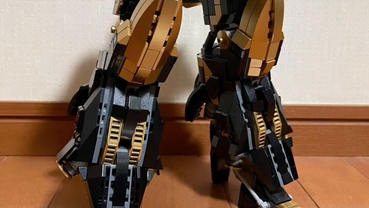 Apresiasi mecha emas hitam LEGO (termasuk kerangka mecha, master, silakan datang dan mereproduksinya