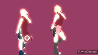 [MMD NARUTO] Follow the Leader (Саске, Сакура, Наруто)