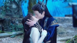 【Cang Lan Jue】The behind-the-scenes footage of the kiss scene is here, omg how long did they kiss!!!