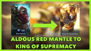 NEW!! Aldous Normal Skin To M1 King of Supremacy Skin Script - Full Effect + Backup | Mobile Legends