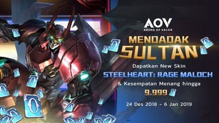 [Steelheart: Rage Maloch Skin Spotlight - Garena AOV ( Arena of Valor )]