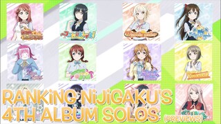 The Nijigaku's 4th Album Preview Results
