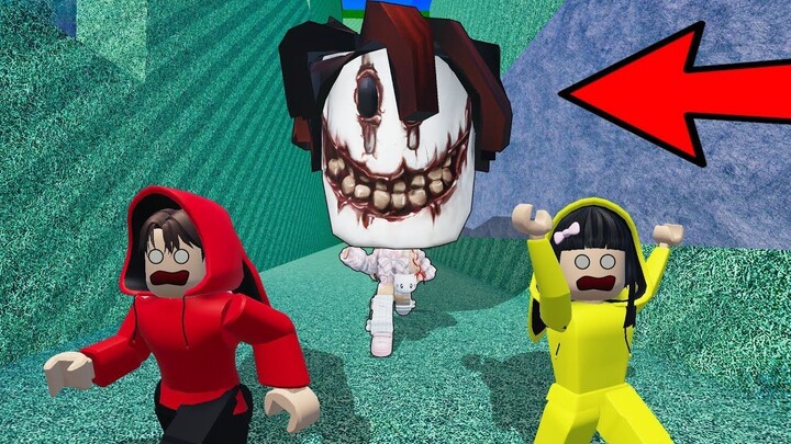 Yuta, Mio Dan Baby Celine Dikejar Hantu Kepala Bacon Didalam Labirin  ROBLOX