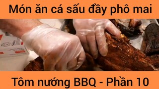 Món ăn cá sấu đầy phô mai tôm nướng BBQ #10