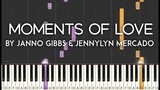 Moments of Love by Janno Gibbs, Jennylyn Mercado synthesia piano tutorial | free sheet music