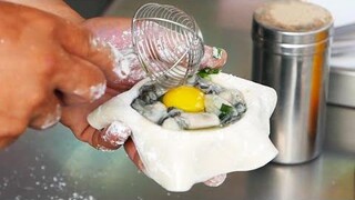 หอยนางรมผัดอาหารข้างทางไต้หวัน/ カキボール/