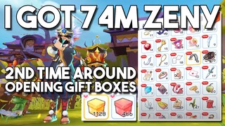I GOT 74M ZENY ON MY HOARDED LIMITED PET AD GIFT BOXES - RAGNAROK MOBILE