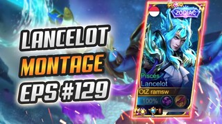 LANCELOT FAST HAND MONTAGE #129 | RANK HIGHLIGHTS | BEST MOMENTS | MOBILE LEGENDS BANG BANG