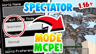 How To Go Into Spectator In Minecraft PE 1.16+ | Spectator Mode For MCPE