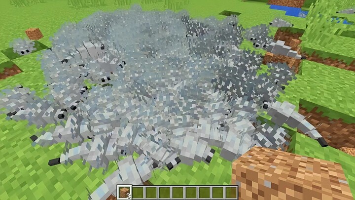 当我的世界挖任何方块都会出现蠹虫！全世界都是蠹虫怎么生存？