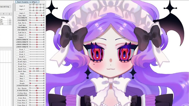 Vtuber Live2D Showcase: Drudrusilla Purple