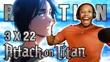 Attack On Titan REACTION & REVIEW - 3x22 SEASON FINALE - OTHER SIDE OF THE WALL Shingeki no Kyojin