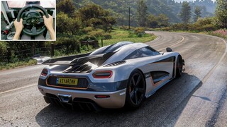 1200HP Koenigsegg One 1 - Forza Horizon 5 | Thrustmaster T300RS gameplay