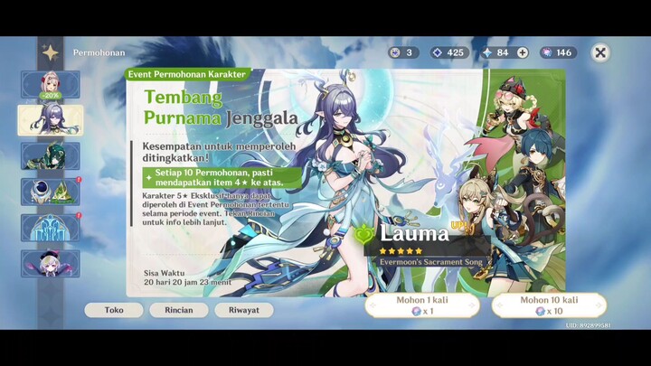 Gacha Brutal Mommy Lauma!!?? , Kita Abisin 23000 Primogem🔥🔥🔥