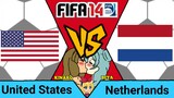 FIFA 14 | United States VS Netherlands (Unexpecting Ending)