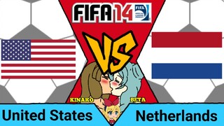 FIFA 14 | United States VS Netherlands (Unexpecting Ending)