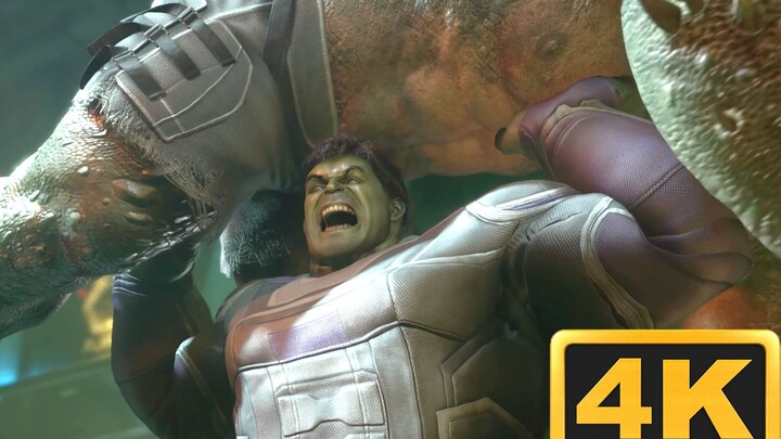 Hulk lifts up the abomination scene 4K60 frame