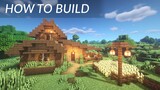 Minecraft : How To Build Easy Survival House | Tutorial Cara Membuat Rumah Survival Gampang
