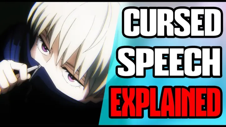 Explaining Cursed Speech | Jujutsu Kaisen