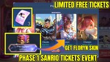 [ Phase 1 ] Free Tickets Sanrio ML Event | Obtain Free Tickets for Free | ML Event | MLBB