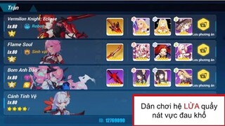 Honkai impact. Quẩy banh vực lửa Đau Khổ, nỗi khổ khi chơi FS có lẽ là khi nhấp liệt ngón cái