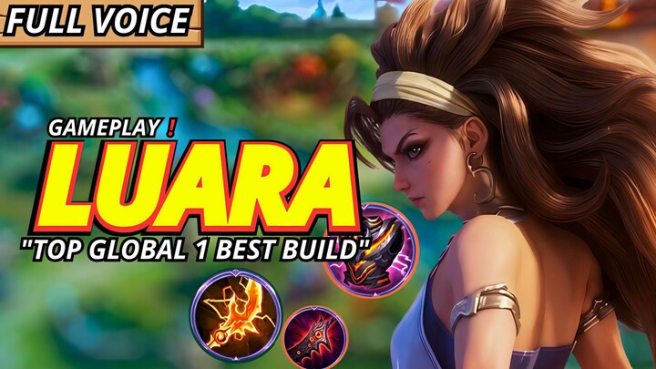 DAMAGE GILA! GAMEPLAY LUARA || TOP 1 BEST BUILD LUARA. HOK