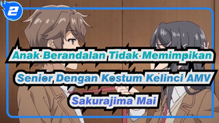 Sakurajima Mai | Anak Berandalan Tidak Memimpikan Senior Dengan Kostum Kelinci AMV_2