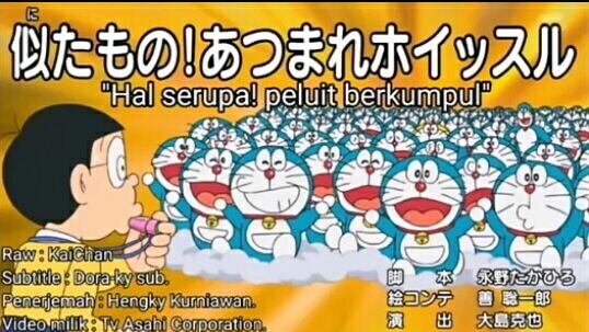 doraemon hai serupa peluit berkumpul sub indo