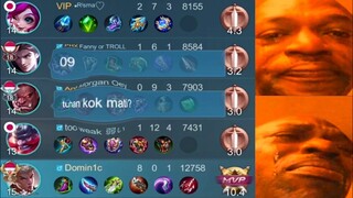 ASLI NANGIS KETEMU TIM KAYA GINI! MAKASIH MOONTON INI GAME YANG SANGAT MENGHIBUR!! Mobile Legends