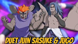 Sekali ULTI Kesetrum SEMUA! SASUKE JUIN B20 Level 1000 Damagenya Ngeri - BATTLE KONOHA HVN