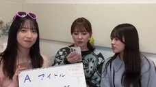 Kanemura Miku, Kato Shiho, Shimizu Rio (Hinatazaka46/TikTok Live/2024.01.18)