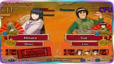 HINATA VS GUY - NARUTO ULTIMATE NINJA 6 ANDROID GAMEPLAY