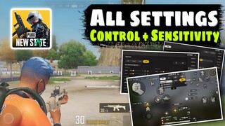 PUBG NEW STATE All Settings, Sensitivity and Controls | Tips & Tricks | Guide/Tutorial