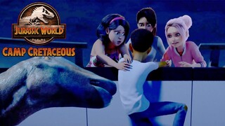 Running from Ouranosauruses | JURASSIC WORLD CAMP CRETACEOUS | NETFLIX