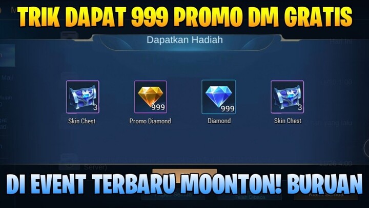 EVENT!!! CARA MUDAH DAPATKAN 999 PROMO DIAMOND TANPA INVITE? 100% WORK | MOBILE LEGENDS BANG BANG