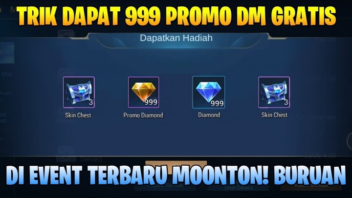 EVENT!!! CARA MUDAH DAPATKAN 999 PROMO DIAMOND TANPA INVITE? 100% WORK | MOBILE LEGENDS BANG BANG