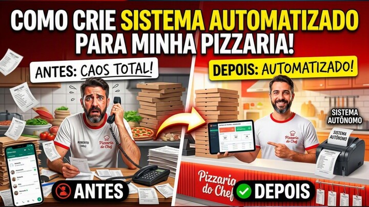 sistema automatizado de pedidos para a nossa pizza