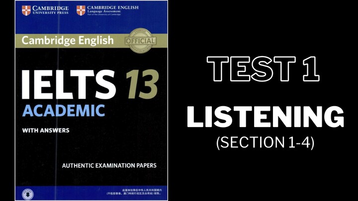 Cambridge IELTS Book 13 Listening Practice Test 1 with Answers key