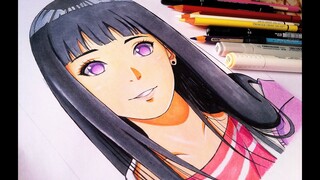 Drawing Hinata Hyuga - Step By Step (Tutorial) ナルト- 疾風伝